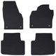 Vidaxl autobodemmat 4 pcs zwart kamiq , scala rubber