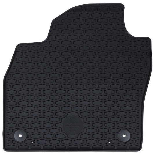Vidaxl autobodemmat 4 pcs zwart kamiq , scala rubber
