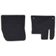 Vidaxl autobodemmat 2 pcs zwart tpe