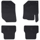 Vidaxl autobodemmat 4 pcs zwart tpe
