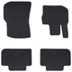 Vidaxl autobodemmat 4 pcs zwart geschikt voor bmw x3, x4 4d aft tpe