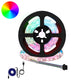 Vidaxl led-strip 2 pcs zwart en transparant 1000 mm koper en kunststof