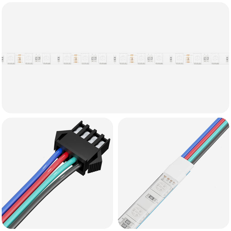 Afbeelding laden in galerijviewer, Vidaxl led-strip 2 pcs zwart en transparant 2500 mm koper en kunststof
