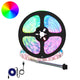 Vidaxl led-strip 2 pcs zwart en transparant 4700 mm koper en kunststof