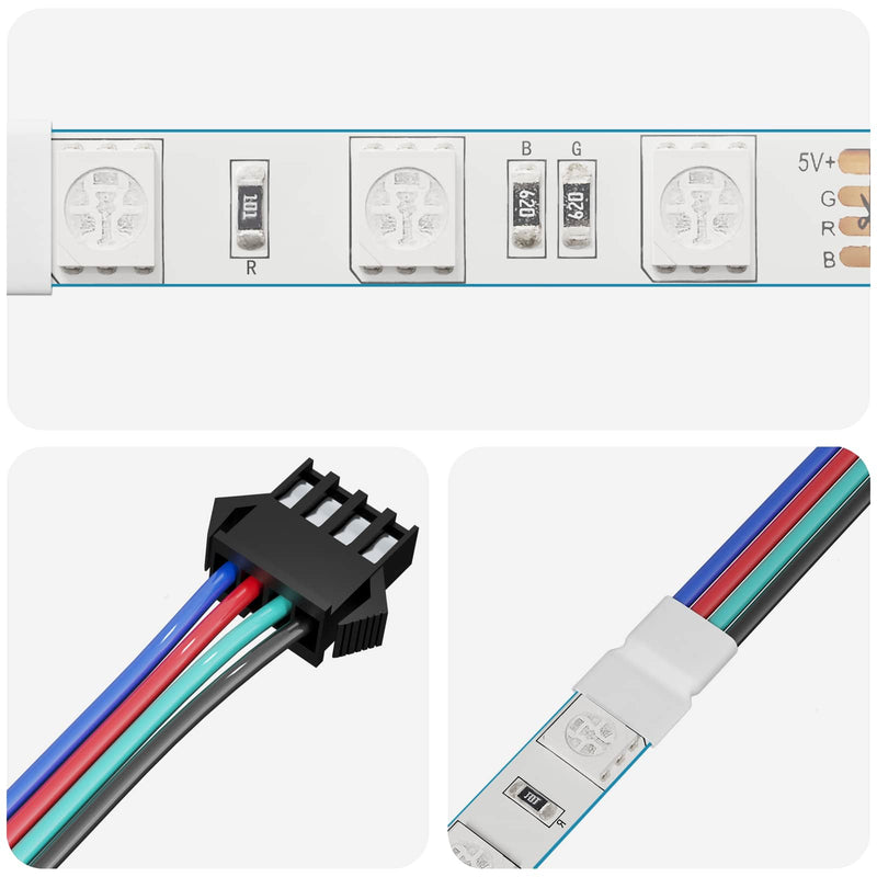 Afbeelding laden in galerijviewer, Vidaxl led-strip 2 pcs zwart en wit 1745 mm koper en kunststof
