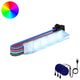 Vidaxl led-strip 2 pcs zwart en multikleur 1745 mm koper en kunststof