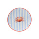 Decoris ontbijtbord krab porselein ã˜19,4xh2cm