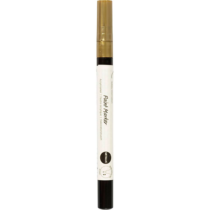 Afbeelding laden in galerijviewer, Https: www.cchobby.nl decoratieve-stift-metallic-lijndikte-0-7-mm-extra-fijn-goud-1-stuk
