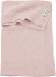 Meyco baby mini knots ledikant deken - soft pink - 100x150cm - 1.0 tog