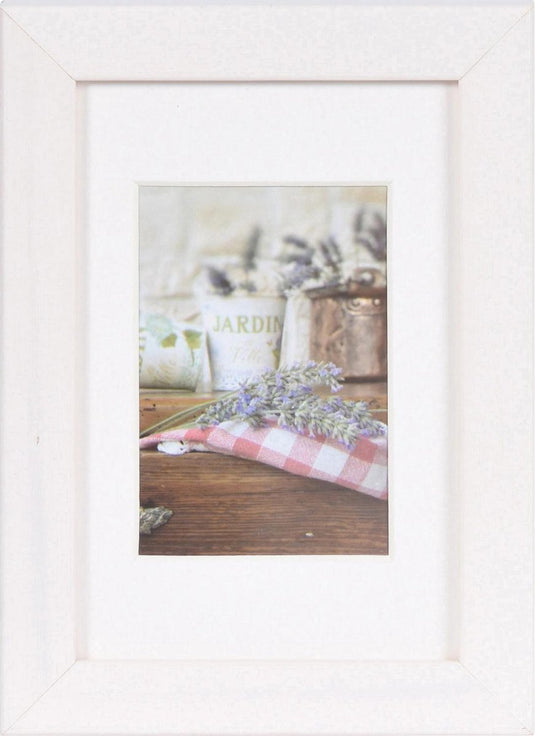 Henzo fotolijst - - jardin - fotomaat 10x15 cm - wit