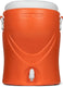 Pinnacle platino 10 gallon - geïsoleerde drankdispenser drankkoeler met kraantje - 40 liter - oranje
