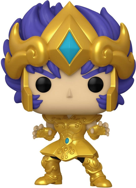 Funko saint seiya - pop! animation figure gold leo ikki 9 cm verzamelfiguur - multicolours