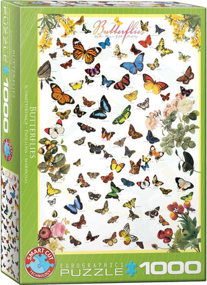 Eurographics - vlinders [butterflies] - 1000 stukjes 48×68cm (b×h) - legpuzzel