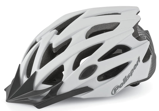 Polisport twig fietshelm l 58-61cm wit mat carbon