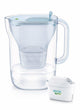 Brita waterfilterkan style eco - 2,4l - blauw - incl. 1 maxtra pro pure performance waterfilter