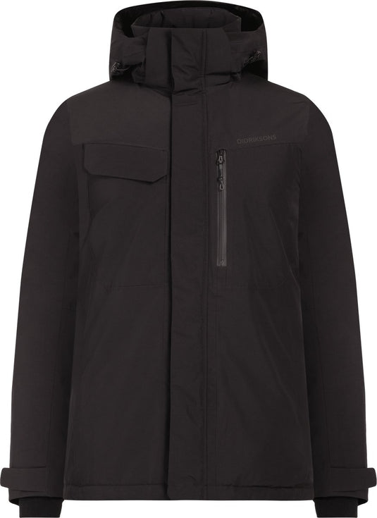 Didriksons stefan usx jkt heren outdoorjas - black