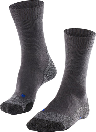 Falke tk2 cool anti-blaar dik lyocell functioneel materiaal wandelsokken dames grijs - maat 37-38