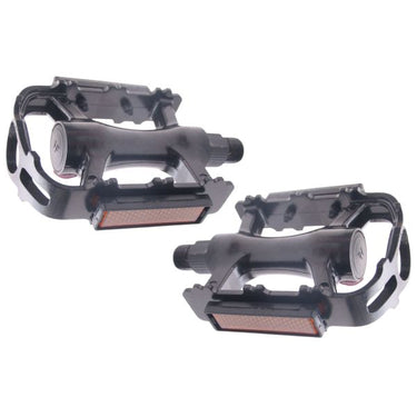 Edge pedaalset mtb trekking luxe aluminium - zwart