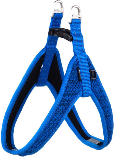 Rogz for dogs rogz utility fast fit tuig blauw - hondenharnas - 32 cm