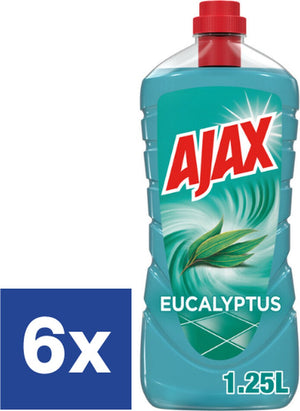 Ajax eucalyptus allesreiniger - 6 x 1.25 l