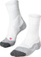 Falke ru3 anti-blaar lyocell functioneel materiaal hardloopsokken heren wit - maat 39-41