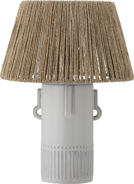 Bloomingville - rama tafellamp - wit - aardewerk