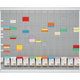 Nobo t-kaartplanbord 80 x 60 x 1,5 cm grijs jaar-maandplanning