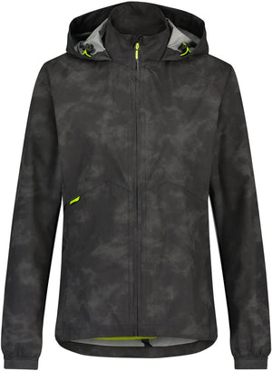 Agu commuter reflection - regenjas - dames - waterdicht 10.000mm - allover reflectie - zwart - s