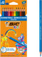 Bic kleurpotloden ecolutions evolution kunsthars assorti 12 stuks