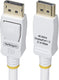 Startech 3m vesa gecertificeerde displayport 1.2 kabel, wit, 4k60hz, 21.6gbps, vergrendelbare dp connectors, dp 1.2 kabel