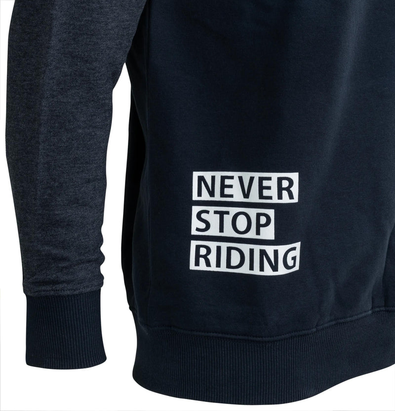 Afbeelding laden in galerijviewer, Contec sweatshirt never stop riding ct sweatshirt never stop riding blue size l
