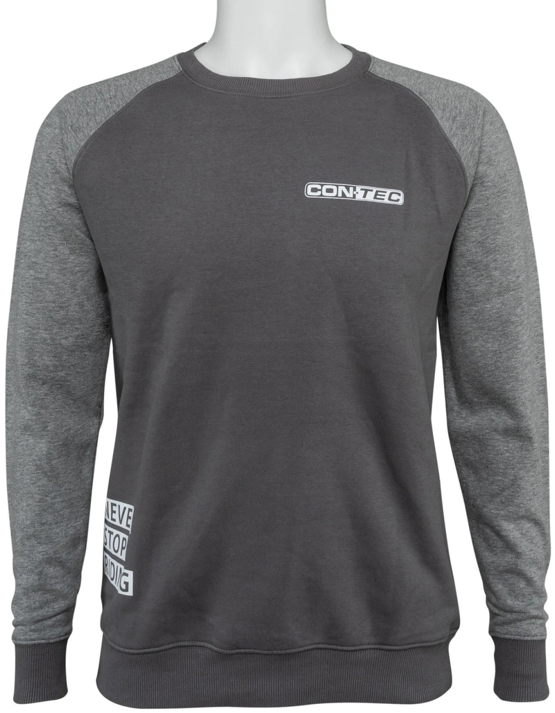 Afbeelding laden in galerijviewer, Contec sweatshirt never stop riding ct sweatshirt never stop riding black gray size xx
