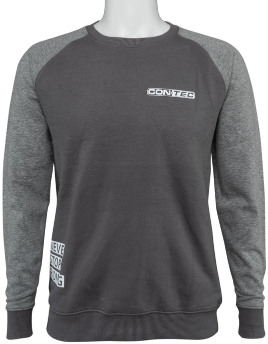 Contec sweatshirt never stop riding ct sweatshirt never stop riding black gray size xx