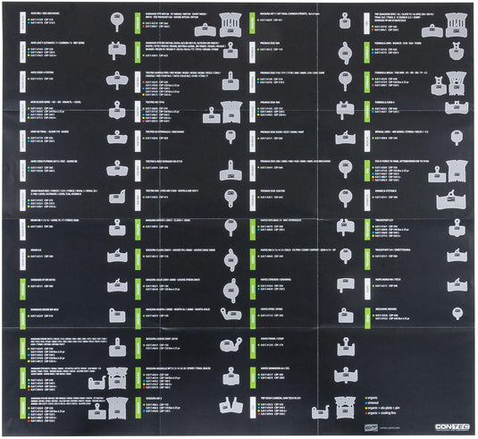 Contec poster disc stop+ ct workshop poster disc brake pads