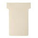 T-insteekkaarten voor plannings karton 170g m2 60x15x85x48,5mm beige