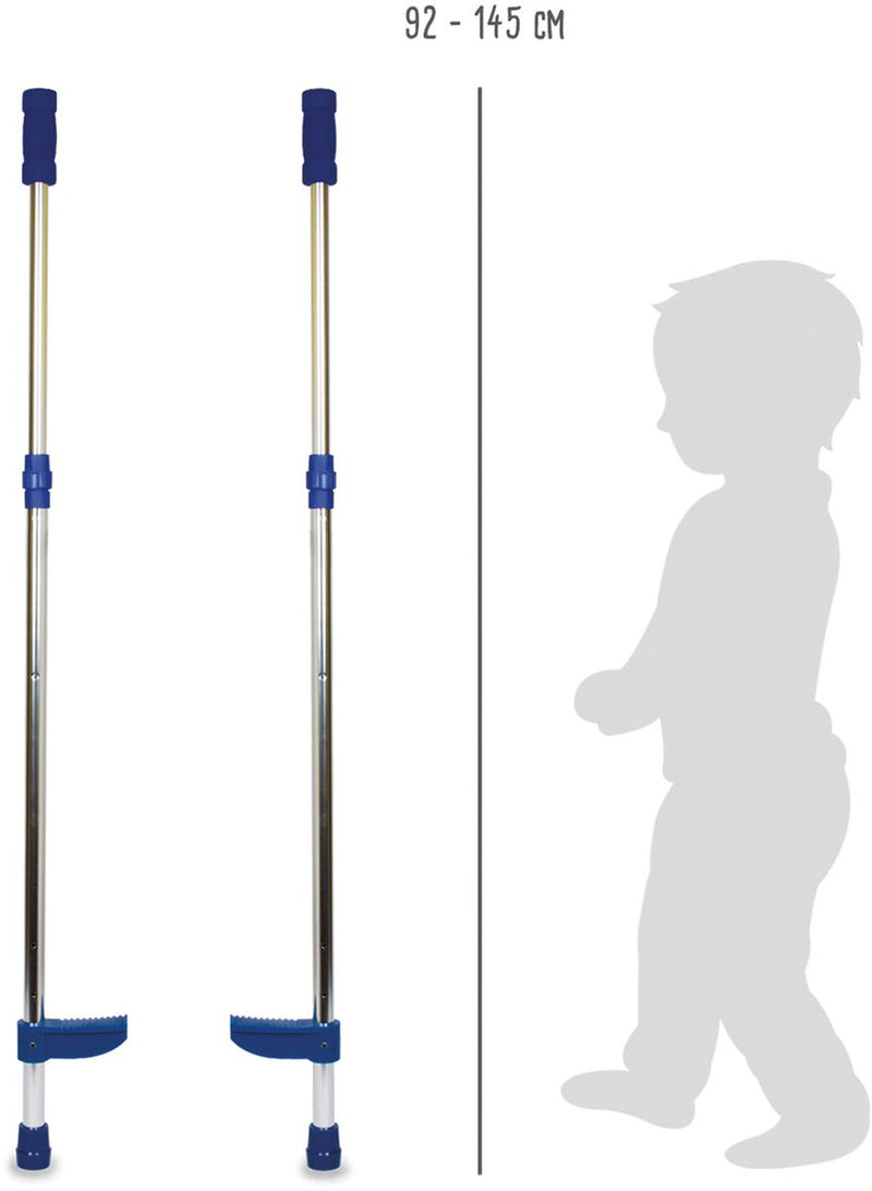Afbeelding laden in galerijviewer, Small foot - metalen stelten verstelbaar blauw, 145cm
