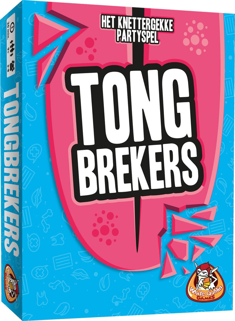 Afbeelding laden in galerijviewer, White goblin games - tongbrekers - kaartspel - 3 tot 8 spelers - 30 minuten - vanaf 9 jaar - hillarisch partyspel
