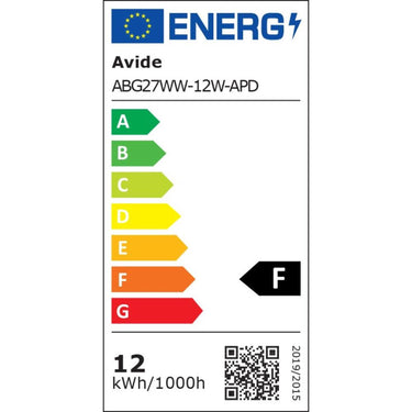 Avide led lamp e27 12w 3000k ww dimbaar