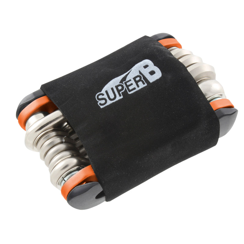 Afbeelding laden in galerijviewer, multitool TB-FD40 17 functies 73 x 45 mm RVS oranje
