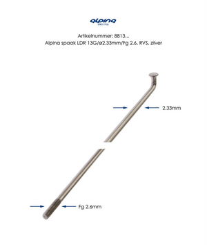 Buzaglo alpina spaak 13x262 rvs