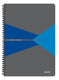 Leitz office notitieboek a4 gelijnd - met pp omslag - 80 grams papier - blauw