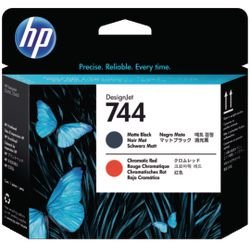 Printkop f9j88a nr744 hp zwart-rood