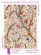 Flame tree quarto notebook- william kilburn: marble end paper (foiled quarto journal)