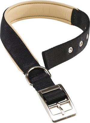 Ferplast hondenhalsband daytona 53 x 2,5 cm staal nylon zwart