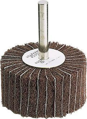 Wolfcraft - schuurmop 50mm - korrel 150 - stiftstlijpmop - vliesmop voor boormachine - stiftschuurwiel - 2032000