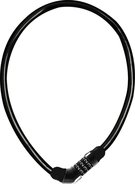 Abus kabelslot 4408c - cijferslot - 65 cm lange stalen kabel met kunststof omhulsel - -security level 2 - groen