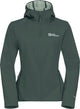 Jack wolfskin bornberg hoody w dames outdoorjas-sago palm