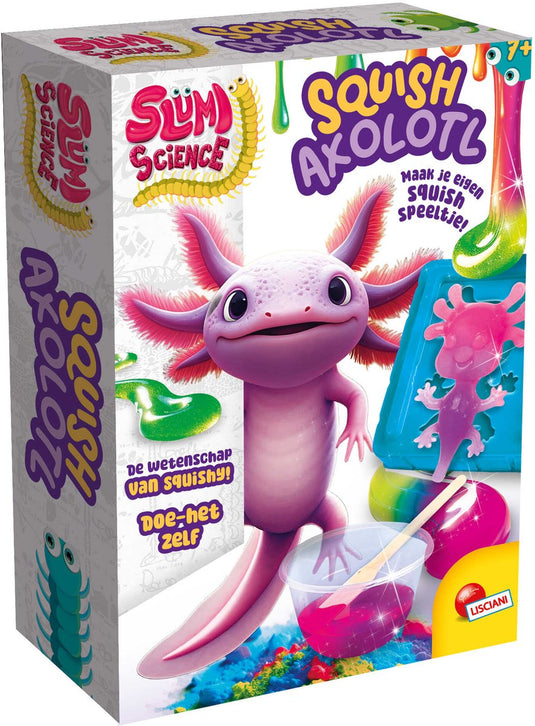 Lisciani slumi science pocket squish axolotl nl