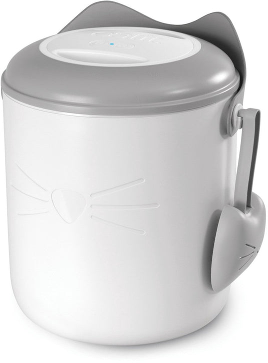 Catit vacuüm voercontainer - kattenvoerbewaarbak - 9.6 l wit