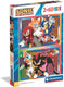 Clementoni - puzzel - 2x60 stukjes - sonic - puzzel voor kinderen - vanaf 4 jaar